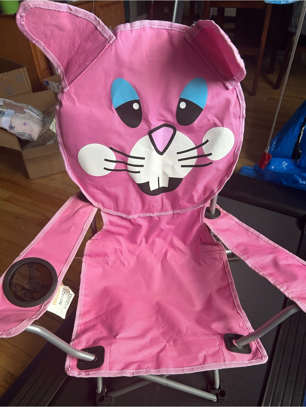 Girls Bunny light folding chair for children Pet/smoke free home open to offers